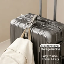 1 Buah/2 Buah Tas Gantung Nilon Multifungsi dengan Slot Botol Air, Kantong Jaket, Slot Tongkat Selfie, dan Slot Payung Lipat – Anti Selip, Stabil dan Aman, Ringan dan Tahan Lama, Penyimpanan Luas – Cocok untuk Perjalanan Luar Ruangan, Mendaki, Bepergian, Memperluas Ransel, Penyimpanan Pribadi - Beraneka warna - View 5