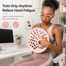 Silicone Grip Strength Trainer, Hand Strength Exerciser, Office Hand Fatigue Relief, Home Finger Rehabilitation Training Equipment - Multicolor - View 1