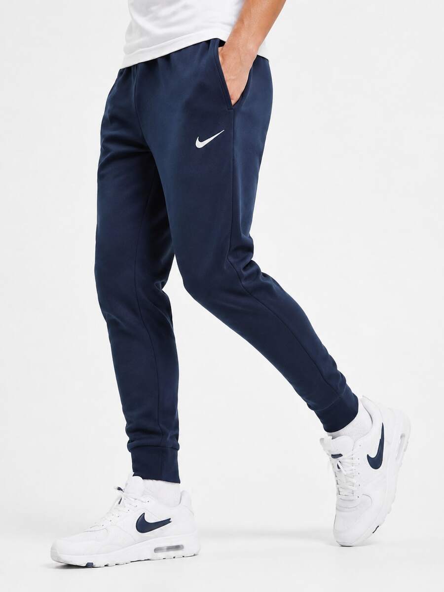 Nike Celana panjang pria, simpel, serbaguna, sporty, kasual, nyaman, celana model kaki meruncing. - Biru - View 1