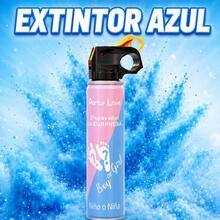 Extintor de Polvo de Color para Revelación de Género – Disponible en Rosa o Azul, Accesorio para Fiesta Baby Shower - Ver 13