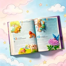 Kids Soft Cloth Books - Violet Purple - View 2