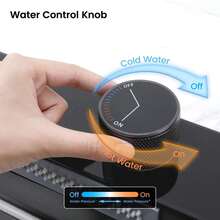 LY Fregadero de cocina Fregadero de cocina contemporáneo con caño en cascada Incluye grifo mezclador de triple función, grifo de agua filtrada, pantalla LED, dispensador de jabón, lavavajillas y controles tipo piano. Satisface todas las necesidades del hogar. (80 cm x 45 cm x 21 cm) - Gris arma - Ver 7