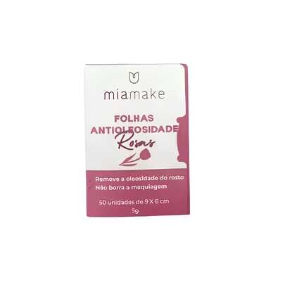 Folhas Antioleosidade Com 50 Unidades - Mia Make