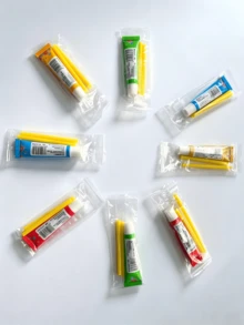 4-Color Decorative Gel Sticks 1/5/10/20/30pcs, Adult Holiday And Back To School Party Fillers, High-Value Single Pack Decorative Accessories, Random Colors - Multi-color - View 1