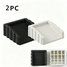 2pcs Creative Windproof Door Stopper, Plastic Matte Surface Wedge, Door Blocker, Anti-Collision Door Stopper Available In 4 Colors - Door Stop - View 10