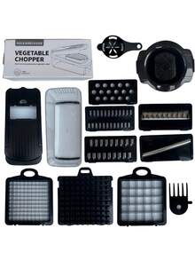Multi-Blade Detachable Kitchen Vegetable Slicer, Grater, Dicer And Chopper, Convenient Home Cooking Tool - Multicolor - View 14