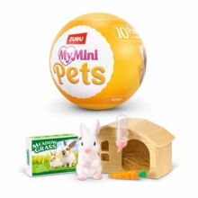 ZURU Pets Mini Pet Mystery Box – Sweetheart Series Cute Animal Figures, Hamster Cat Mini Collectibles, Desktop Display Ornament - Multicolor - View 9