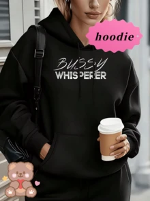 Women Sweatshirts & Hoodies - 黑色 - 查看 1