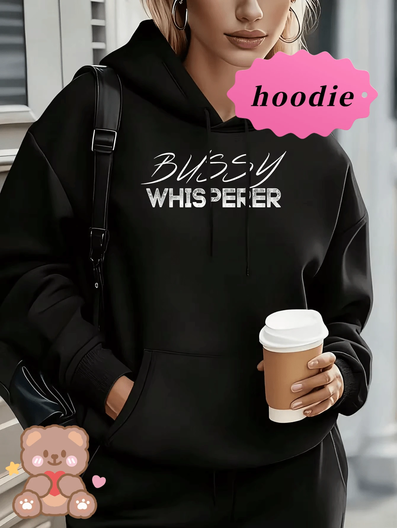 Women Sweatshirts & Hoodies - 黑色 - 查看 1