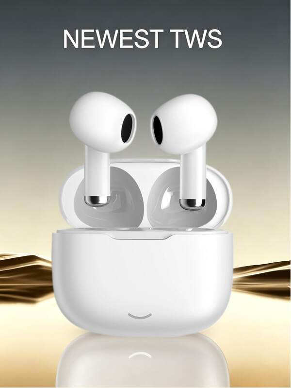 Wireless Earbuds, In-Ear Design, Noise Cancelling, Hi-Fi Stereo Sound, Low Latency, Touch Sensor, Suitable For Sports, Compatible With Android/IOS And Other Smartphones