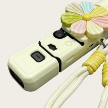Floral Design Protective Case For Pocket 3, Cute Cartoon Design, Easy To Install And Store, Camera Lens Protector - View 4