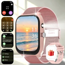 New Smartwatch-Features A Large 1.83-Inch Screen And A Built-In LED Flashlight; Compatible With Android And IOS, With Fitness Tracking Capabilities; Unisex Design Suitable For Various Occasions; An Ideal Gift For Holidays Or Valentine's Day. - View 12