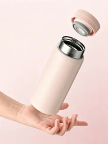 Bình nước mini cách nhiệt 300ml bằng thép không gỉ 304, bình đựng cà phê siêu nhỏ gọn di động, phù hợp cho nữ - Nhiều màu - Xem 3