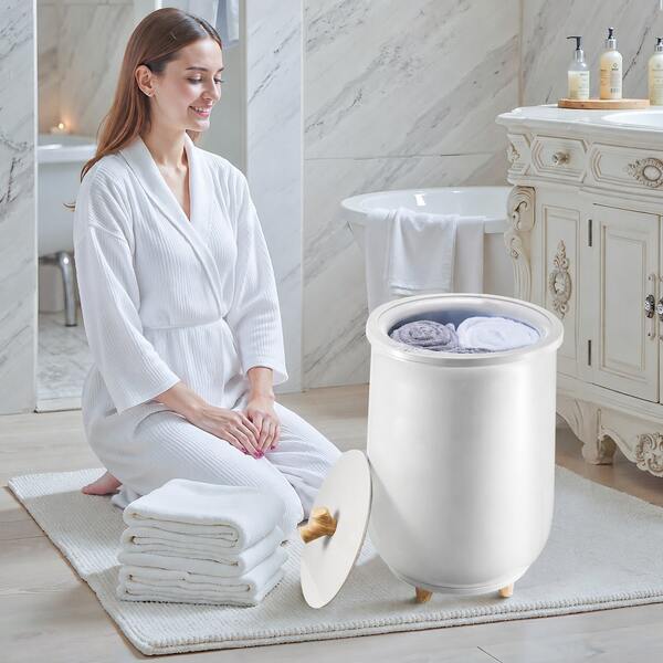 Towel Warmers For Bathroom, Towel Warmer Bucket Auto Shut Off For Spa  Fits Up To 3 Oversized Bath Towels, Blankets, Clothes, Bathrobes, PJ's And More