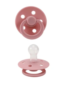 1 pieza Chupete multicolor tipo macaron, mordedor de silicona calmante para bebés recién nacidos, chupete súper suave similar al pecho para el destete - Multicolor - Ver 21