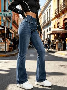 Women Jeans - 2058 Blue - View 2