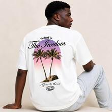 camiseta miami,camisetas para hombre,ropa de verano,streetwear,tops de algodón,camiseta blanca holgada,camiseta personalizada,camiseta negra,regalo para hombre,swag,top negro - Blanco 1 - Ver 1