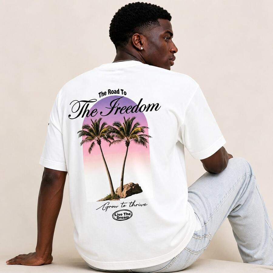 camiseta miami,camisetas para hombre,ropa de verano,streetwear,tops de algodón,camiseta blanca holgada,camiseta personalizada,camiseta negra,regalo para hombre,swag,top negro - Blanco 1 - Ver 1