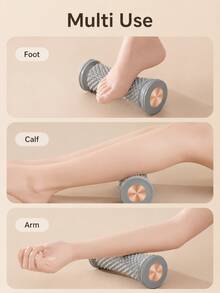 Foot Massage Roller, 3D Textured Deep Tissue Massager For Plantar Fasciitis Relief, Multi-Purpose Muscle Recovery Roller For Calves And Arms, Suitable For Yoga Exercise And Home Use - Multicolor - View 4