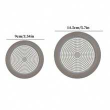 2pcs Stainless Steel Round Floor Drain Cover, Hair Catcher, Bathroom Filter, Anti-Clogging Hair Collector For Bathroom And Toilet - 2 Pcs - View 3