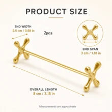 1pc/2pcs Stainless Steel + Zinc Alloy Chopstick Holder/Chopstick Rest | Suitable For Dining Table, Reusable Chopstick Placement Device, Suitable For Spoons, Forks And Other Tableware, Suitable For Kitchen, Home, Restaurant, Cafe, Office And Other Places. - Multicolor - View 15