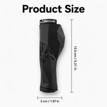 MOTSUV 1 Pair Mountain Bike Handlebar Grips With Lock-On Design, Non-Slip Comfortable Rubber Bicycle Replacement Grips, Black And Gray Optional - Multicolor - View 5