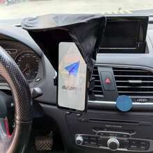 Phone Sun Shade, Foldable Multi-Angle Phone Sun Shade, Anti-Glare Design - Universal, Dashboard Phone Sun Shade, Prevents Phone Overheating, Suitable For Outdoor Activities, Car Interior, Cycling, Camping And Travel - A - View 3
