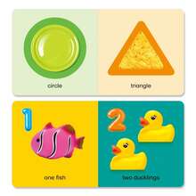 A Set Of 10 Early English Education Board Books - Including "First Words," Animal Colors, Vegetables, Etc. A "See And Learn" Series, A Tool For Cognitive Learning, And The Perfect Surprise Gift For Children. - Multicolor - View 9