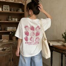 Women T-Shirts - 白色 - 查看 1