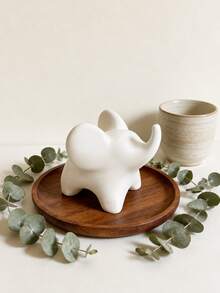 3D Printed Cute Elephant Figurine, Modern Minimalist Animal Sculpture, Creative Design Home Decor, Suitable For Living Room, Bedroom, Bookshelf And Office Desk Small Desktop Ornament, Housewarming Gift, Room Decoration - Multicolor - View 13