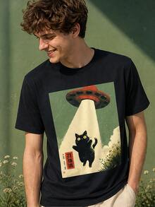 Men T-Shirts - Black - View 4