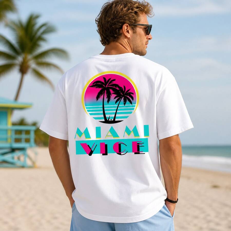 Men T-Shirts - 白色3 - 查看 1