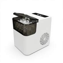 Portable Mini Automatic Ice Maker, Suitable For Home And Outdoor Use, A Great Gift For Friends And Family, Practical And Fast. - White - View 10
