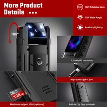 Mini Body Camera 1080P HD Video Recorder, Wearable Clip Camera With Night Vision, Wide Angle Lens, Voice Recording, Loop Recording, Portable Rechargeable Camera For Outdoor Sports Hiking Travel Cycling,  Holiday Gift For Men, Christmas Gift - View 11