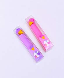 School Eraser With Ice Cream Design In Assorted Pastel Colors - Multicolor - View 4