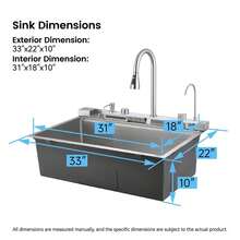 Kitchen Sinks - Fırçalanmış Nikel - Görünüm 10