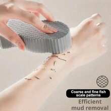 1pc 3D Magic Bath Sponge Body Exfoliating Dead Skin Removal Massage Cleaning Bath Brush Sponge Tool - Multicolor - View 5