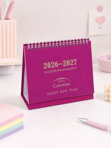 2027 English Version Multi-Country Holiday Creative Calendar, Stylish Portable Minimalist Calendar, Desk Decoration Schedule Book, Holiday Gift - Multicolor - View 11