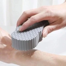 1pc 3D Magic Bath Sponge Body Exfoliating Dead Skin Removal Massage Cleaning Bath Brush Sponge Tool - Multicolor - View 1