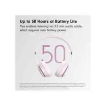 Beats Solo 4 Wireless On-Ear Headphones Cloud Pink - View 2
