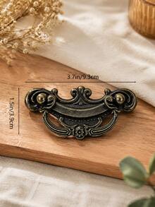 5pcs Vintage Bronze Drawer Pulls, Cabinet Door Handles, Suitable For Kitchen Furniture And Cabinets - A - View 7