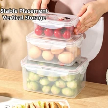 Mesuca 3 Buah Wadah Penyimpanan Makanan Kedap Udara yang Dapat Digunakan Kembali dan Ditumpuk, Motif Karakter Disney Mickey, Transparan, untuk Kulkas, Dapur, dan Penyimpanan Makanan, Set Wadah Makanan 3 Ukuran (1 Set) - View 6