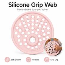 Silicone Grip Strength Trainer, Hand Strength Exerciser, Office Hand Fatigue Relief, Home Finger Rehabilitation Training Equipment - Multicolor - View 3
