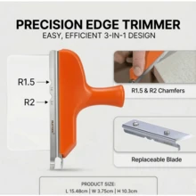 Woodworking Manual Edge Trimming Tool, PVC Edge Banding Chamfering Scraper, 1.5-2.0 Dual Scale Adjustable Edge Trimming Tool, Handheld Furniture Board Edge Trimming Plane, Remove Excess Edge Banding Burrs And Rough Edges, Board Round Corner And Straight Edge Trimming Tool, Home Decor DIY Woodworking Hand Tool, Furniture Board Edge Banding Trimming Tool, Labor-Saving Handheld Edge Trimming Knife, Cabinet And Wardrobe Board Edge Banding Repair Tool, Home Woodworking Hand Trimming Tool, Simple Manual Edge Trimming Plane For Decoration Woodworking - Wood Trimmer - View 6