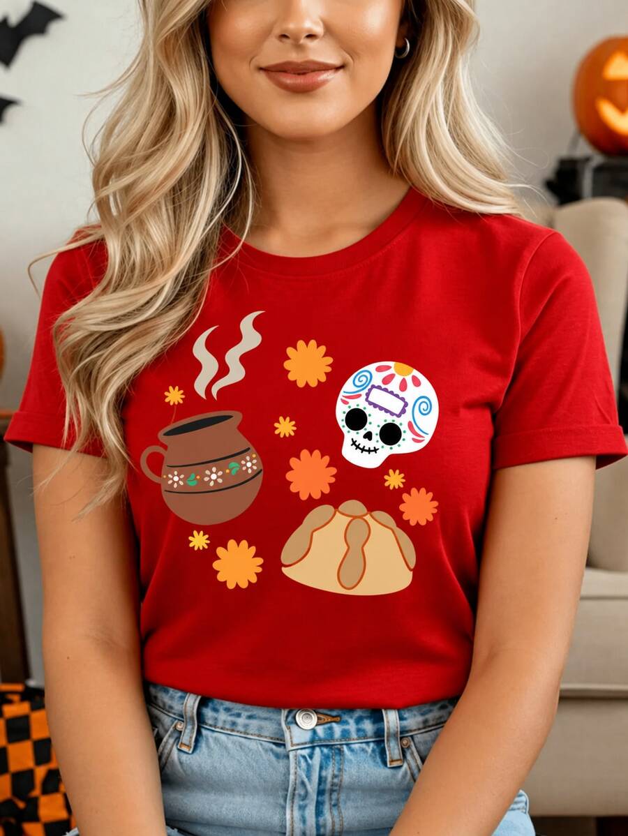 Women T-Shirts - Red - View 1