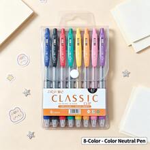 1pc Future Mechanical Quick-Dry Exam Neutral Pen, Double Ball 0.5mm Student Click Pen, CS Durable Tip, Cool Design - Gel Pen - View 17