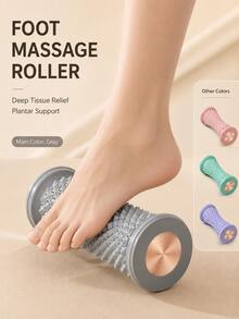 Foot Massage Roller, 3D Textured Deep Tissue Massager For Plantar Fasciitis Relief, Multi-Purpose Muscle Recovery Roller For Calves And Arms, Suitable For Yoga Exercise And Home Use - Multicolor - View 3