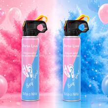 Extintor de Polvo de Color para Revelación de Género – Disponible en Rosa o Azul, Accesorio para Fiesta Baby Shower - Ver 1