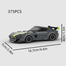 MIKEMENG 310PCS Classic MOC Building Blocks Racing Car Set, Adult DIY Assemble Car Toy Model, Suitable For Collection, City Tech Champion Cup Series, Perfect As Birthday, Halloween, Christmas Gift For Boyfriend, Husband - Model - View 15
