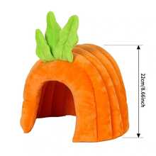 ITANDME Guinea Pig Bed Guinea Pig Hideout Rabbit Hideout Adorable Shaped Small Pet Hideout Comfortable, Pressure-Resistant, Bottomless, Easy To Clean Small Animal Bed & Small Animal Hideout Suitable For Squirrels, Hedgehogs, Dwarf Bunnies,Guinea Pigs - View 3